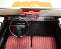 Citroen-2CV - Stoelbekleding 2CV voor + achter. Symmetrische rugleuningen. Stof: Damier Rouge (stof met 