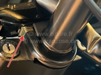 Citroen-2CV - Contactslot, afstandsschijf, tussen het contactslot en de houder in de carrosserie. Gemaak