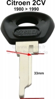 citroen 2cv contactsloten contactslot blanco sleutel geschikt voor 2cv6 vanaf modeljaar P14587 - Bild 1