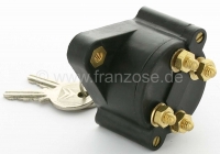 Citroen-DS-11CV-HY - Contactslot in het dashboard. Geschikt voor Citroen 2CV + HY. Incl. 2 sleutels. Het slot h