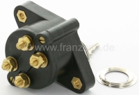 Citroen-DS-11CV-HY - Contactslot in het dashboard. Geschikt voor Citroen 2CV + HY. Incl. 2 sleutels. Het slot h