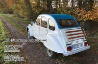 Citroen-2CV - 2CV, blauw (Bleu Moyen, Petrol-Lagune) oprolbaar dak, interieurvergrendeling, normale acht