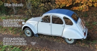 citroen 2cv dak oprolbare daken blauw oprolbaar met verwarmde achterruit gelijk aan ral P17014 - Bild 1