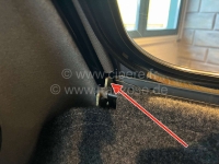 Citroen-2CV - Metalen bevestigingsplaat voor oprolbaar dak in de bagageruimte, voor Citroen 2CV.  De met