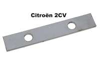 Renault - 2CV, montageplaat voor roldakbeugel, gemaakt van roestvrij staal. (Deze plaat wordt gebrui