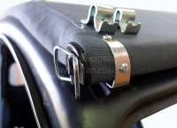 Citroen-2CV - Oprolbaar dakboogscharnier voor binnensluiting. Geschikt voor Citroen 2CV. Vastgeschroefd 