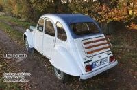 Alle - 2CV oud, duifblauw roldak met buitensluiting. (buitensluiting).  ( Bleu Celeste ), normale