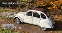 citroen 2cv dak oprolbare daken oud roldak donker roodbruin met uitwendige sluiting P17088 - Bild 1