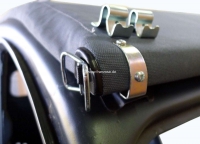 Citroen-2CV - 2CV oud, lang roldak, grijs, voor 2CV zonder achterklep! Ontworpen voor 2CV-carrosserieën