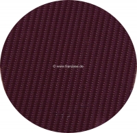 Renault - 2CV, roldak roodbruin, staat erg stijlvol op Charly wijnrood zwart! (Rouge Grenat) interie