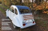 Citroen-2CV - 2CV, rolkap blauw, vergelijkbaar met RAL 5009, azuurblauw (Bleu Celeste) duifblauw, interi