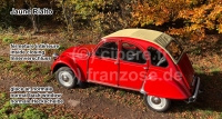 citroen 2cv dak oprolbare daken schuifdak ivoor jaune rialto vergelijkbaar met ral 1014 P17019 - Bild 1