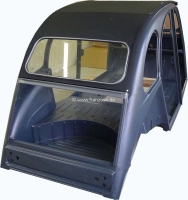 citroen 2cv dak oprolbare daken schuifdak sonnenland stof zwart met normale achterruit P17084 - Bild 1