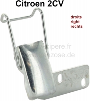 2CV, vastzetter voor roldak binnenzijde rechts. Reproductie.