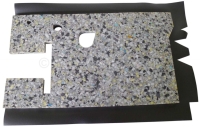 Citroen-2CV - Isolatiehoes voor het onderste schutbord (pedaalvloer) links. Geschikt voor Citroen Dyane 