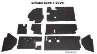 citroen 2cv dashboardbekleding isolatiehoes voor het schutbord interieur 8 delig compleet P18065 20260623165136 - Bild 1