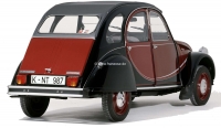citroen 2cv decoratiesets zelfklevende sets charleston opplakset compleet rood zwart voor P16022 - Bild 1