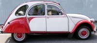 citroen 2cv decoratiesets zelfklevende sets dolly plakset rood wit rouge vallelunga erb blanc meije P16056 - Bild 1