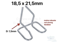 citroen 2cv decoratieve sierlijsten clip voor dorpelbekleding roestvrij staal geschikt P16844 - Bild 1