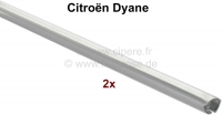 citroen 2cv decoratieve sierlijsten dyane sierlijst voor regengoot 2 stuks zeer goede P20560 - Bild 1