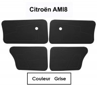 Citroen-2CV - Deurpanelen compleet voor voor + achter (4 stuks). Hoge uitvoering. Geschikt voor Citroen 