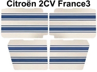 citroen 2cv deurpanelen compleet voor achter 4 stuks lage uitvoering geschikt P18873 - Bild 1