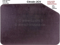 citroen 2cv deurpanelen deurpaneel linksvoor geschikt voor met zelfmoorddeur kleur zwart P18498 - Bild 1