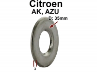 citroen 2cv deursloten handgrepen ak400 azu achterdeur chromen rozet onder achterdeurkruk 35x17 P16193 - Bild 1