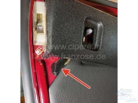 Citroen-2CV - 2CV, deurgreep (plastic knop) voor de achterdeuren. 1 set voor links + rechts. Geschikt vo