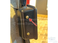 Citroen-2CV - 2CV, deurslot, afdekking op de B-stijl: Schroevenset (4x) voor de afdekking. Geschikt voor