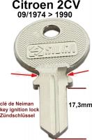 citroen 2cv deursloten handgrepen deurslot blanco sleutel voor vanaf modeljaar 9 P16052 - Bild 1