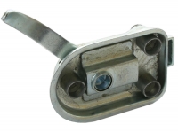 Citroen-2CV - 2CV oud, deurslot linksvoor (vergrendeling binnen). Geschikt voor Citroen 2CV. Het slot is