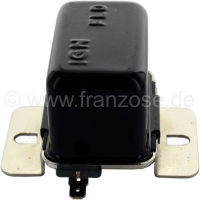 Citroen-2CV - Alternator laadregelaar draaistroom 12V, universeel. Aansluitingen: IGN = +(15). FLD = EXC