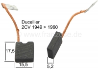 citroen 2cv dynamo onderdelen borstels ducellier voor van 1949 tot 1960 P14351 - Bild 1