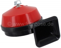 Citroen-2CV - Hoorn (trompet) 12 volt, hoge toon. 480 Hz, 108 dB(A). Zeer hoge kwaliteit hoorn, gemaakt 