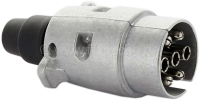 Metalen stekker 7-polig, voor de aanhanger.