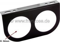 citroen 2cv elektronica dashboard instrumentenhouder gemaakt van metaal voor 2 extra instrumenten P60107 - Bild 1