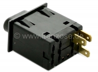 Citroen-2CV - Dashboard, mistachterlichtschakelaar hoekig, geschikt voor Citroen 2CV + HY. Oorspronkelij