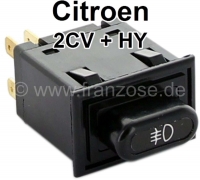 citroen 2cv elektronica dashboard mistachterlichtschakelaar hoekig geschikt voor P14616 - Bild 1