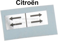 citroen 2cv elektronica dashboard sticker voor drukknopschakelaar alarmknipperlichten P35970 - Bild 1