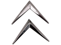 citroen 2cv embleme citro n beugel van kunststof verchroomd hoogte ca 55mm bijpassende P16327 - Bild 1