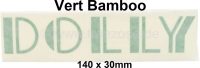 citroen 2cv embleme dolly embleemsticker ventilatorkap kleur vert bamboo grasgroen geschikt voor P17509 - Bild 1