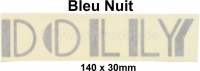 citroen 2cv embleme dolly embleemsticker waaierflap kleur bleu nuit donkerblauw geschikt voor P17511 - Bild 1