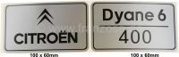 citroen 2cv embleme dyane 6 400 sticker geschikt voor acadiane P17519 - Bild 1
