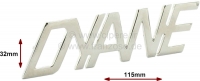 citroen 2cv embleme dyane embleem gemaakt van metaal verchroomd P17445 - Bild 1