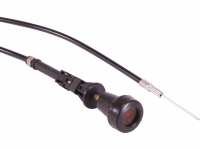 Citroen-2CV - Chokekabel, nieuwste versie voor Citroen 2CV + Dyane. Voor de vierkante montage. De chokek