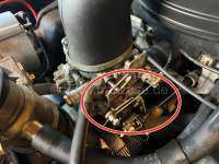 Citroen-2CV - Chokekabel, nieuwste versie voor Citroen 2CV + Dyane. Voor de vierkante montage. De chokek