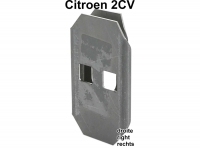 citroen 2cv gelaste carrosseriedelen b stijl deurvergrendelingsbeugel rechts voor P15544 - Bild 1