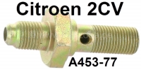 citroen 2cv geprefabriceerde remleidingen remslang fitting op linksachter rechtsvoor P13133 - Bild 1
