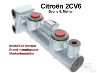 Citroen-2CV - Hoofdremcilinder, LHM remsysteem. Dubbelcircuit remsysteem. Merk fabrikant! Geschikt voor 